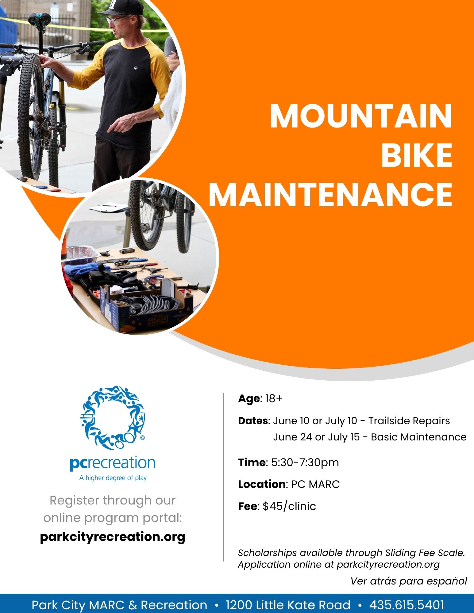 Mountain Biking - Maintenance Clinics 2025